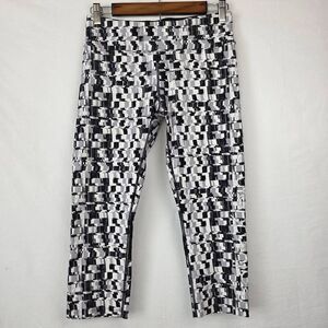 Calvin Klein Performance Crop Leggings Gray Print Medium